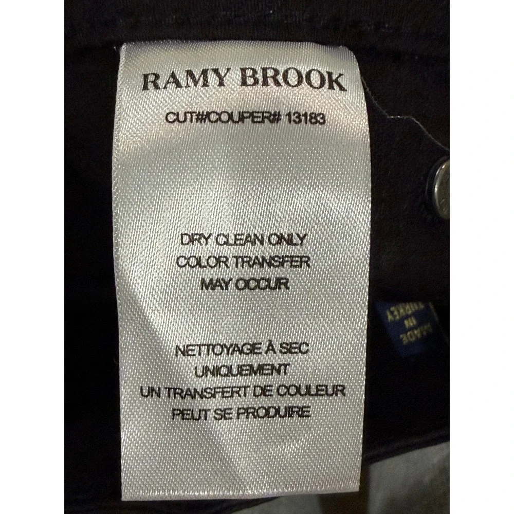 NWT $275 RAMY Brook Helena High-Rise Flare Coated Japanese Denim Sailor Jean  26 - Picture 14 of 15